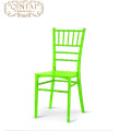 Amostra grátis preço de fábrica de plástico empilhamento Tiffany Wedding Party Chair